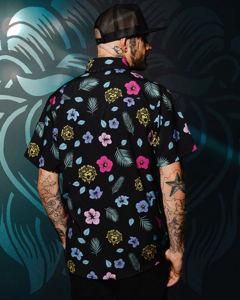 MISS MAY I PARTY SHIRT SHORT SLEEVE BUTTON UP - MENS